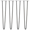 4PC Hairpin Legs Hair Pin Legs for Furniture Bench Desk Table Metal Steel 4"-28"