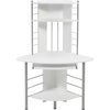 Corner Computer Desk with Shelves & Storage Office Furniture Piranha Oscar PC 8g