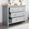 Modern Chest of Drawers Bedside Cabinet Wooden Storage Bedroom Furniture Home