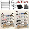 3-5 Tiers SHOE RACK Stand Storage Organiser Lightweight Compact SPACE SAVE Shelf