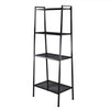 4 Tier Ladder Shelf Bookcase Storage Rack Metal Display Plant Stand Home Office