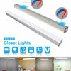 Rechargeable 40 LED Under Cabinet Closet Lights Dimmable Magnetic Strip Lamp UK