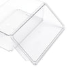 Set of 4 Clear Food Storage Boxes Cupboard Fridge Freezer Organizer Container