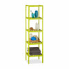 Bamboo Storage Shelf with 5 Tier Corner Shelves for Bathroom Living Room Kitchen