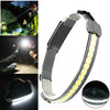 COB+LED Headlamp Headlight Torch Flashlight Work Light Bar Head Band Lamp USB