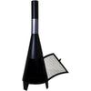 Garden Chimenea Steel Chimnea Chiminea Patio Heater BBQ Chimney Fire Pit Black