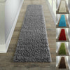 Anti Slip Plain Shaggy Rugs Long Hallway Runner Rug Living Room Area Carpet Rugs