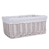 Colorful Painted Nursery Baby Room Wicker Storage Basket New Born Gift Hamper
