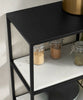 Dordie Wall Mounted Shelf Unit 4 Tier Black & Marble New 🚚 Free Delivery