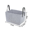 UK Shelf Box Organizer Laundry Bag Closet Toy Book Hamper Felt Storage Basket