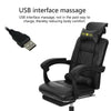 Luxury PU Leather Computer Office Desk Gaming Chair Swivel Recliner w/Footrest
