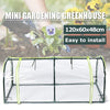 Mini Greenhouse Tunnel Outdoor Garden Plants Growing PVC Cover 120x60x48cm