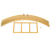 Gold 2M Round Hoop Balloon Arch Backdrop Flower Display Stand Wedding Frame DIY