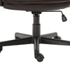 Height Adjustable Office Chair PU Leather Swivel Rolling Seat