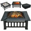 3 in 1 Outdoor Garden Large Firepit Metal Stove Brazier Patio Heater/BBQ/Ice Pit