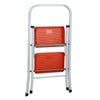 2/3 Step Ladders Portable Compact Folding Metal Ladder Stool Heavy Duty Steel
