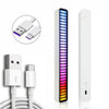 Car Atmosphere LED Strip Light Bar Sound Control Music Sync Rhythm RGB Lamp UK