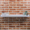 Floating Wall Shelf Wooden Shelves Wall Storage 80cm - White