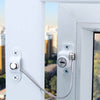 White Window Door Restrictor Safety Locking UPVC Child Baby Security Wire Cable