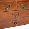 Desktop Storage Display Box Cabinet Retro Wooden 4 Drawer Organizer Trinket Box