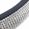 Car Steering Wheel Cover Crystal Sparkled Diamond Cover PU Leather Skidproof UK