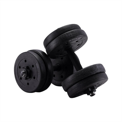 Pair Dumbells Free Weight Dumbell Set Adjustable Workout Body Building 10-20kg