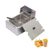 10L 2500W Commercial Electric Deep Fryer Fat Chip Single Tank Home Kitchen