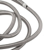 NEW QUALITY AN6 STAINLESS STEEL BRAIDED FUEL HOSE LINE OIL PETROL SILVER 3 Meter