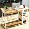 Computer Desk Home Office Student Working Study Writing Table with Book Shelf UK