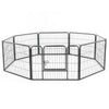 8 Panel Foldable Pet Play Pen Puppy Dog Animal Cage Run Fence Exercise Playpen