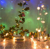 2 m 20LED Artificial Rose Fairy String Lights Christmas Wedding Party Home Decor