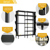 Heavy Duty Clothes Rail Rack Hanging Garment Display Stand Shoe Storage Shelf ME