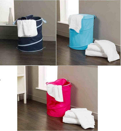 NEW LARGE STRONG POP UP LAUNDRY CLOTHES WASH TOY STORAGE HAMPER BIN BAG BASKET