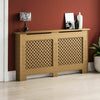 Oxford Radiator Cover Traditional MDF Wood Grill Guard White Unfinished Large
