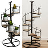 8 Tier Plant Stand Flowerpot Rack Metal Ladder Shelf Corner Shelf Display Holder