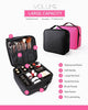 Professional Large Make Up Box Vanity Case Cosmetic Nail Art Travel Beauty Bag