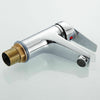 UK Modern Bathroom Taps Basin Sink Mono Mixer Chrome Cloakroom Tap with 2 Hoses.