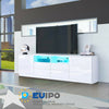 Modern 180cm TV Stand Cabinet Entertainment Unit High Gloss Storage w/ LED Light
