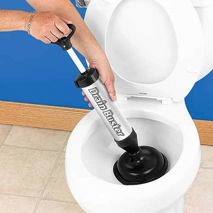 Drain Unblocker Plunger Suction Toilet Kitchen Sink Shower Pipe Clog Plumbing