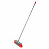 Soft Broom 12" Red PVC Sweeping Broom Cleaning Indoor Kitchen Tiled Laminate NEW