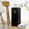 Cylinder ABS Plastic Cabinet Storage Organizer 2/3/4/5 Tier Cupboard Side Table