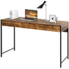 Office Desk Wooden Writing Table w/2 Drawers Computer Table Sturdy Workstation