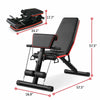Heavy Duty Positions Adjustable Flat Incline Gym Utility Dumbbell Weight Bench