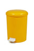 20 Litre Clinical Waste Bin Yellow Medical Bin Dustbin Rubbish Bin with Liner