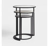 Ex Display Halmore Nest of Tables - Marble Side Tables Set of 3