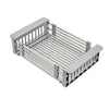 Telescopic Sink Drain Basket Stainless Steel Dish Water Filter Rack For Kitchen