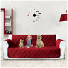 Quilted Waterproof Sofa Slip Cover, Anti Slip Pet Furniture Sofa Protector Throw