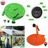 50 Feet Retractable Expandable Flexible Garden Hose Magic Water Pipe + Spray Gun