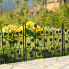 Pack Of 5 Decorative Garden Fence Border Screen Set Finish Edging Covers Durable