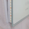 Wall Backlit Led Mirror Bathroom Makeup Mirror Adjustable Bright Frosted Edge UK